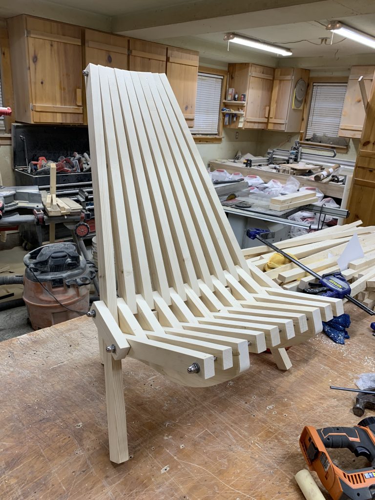 Campfire Chair with light finish