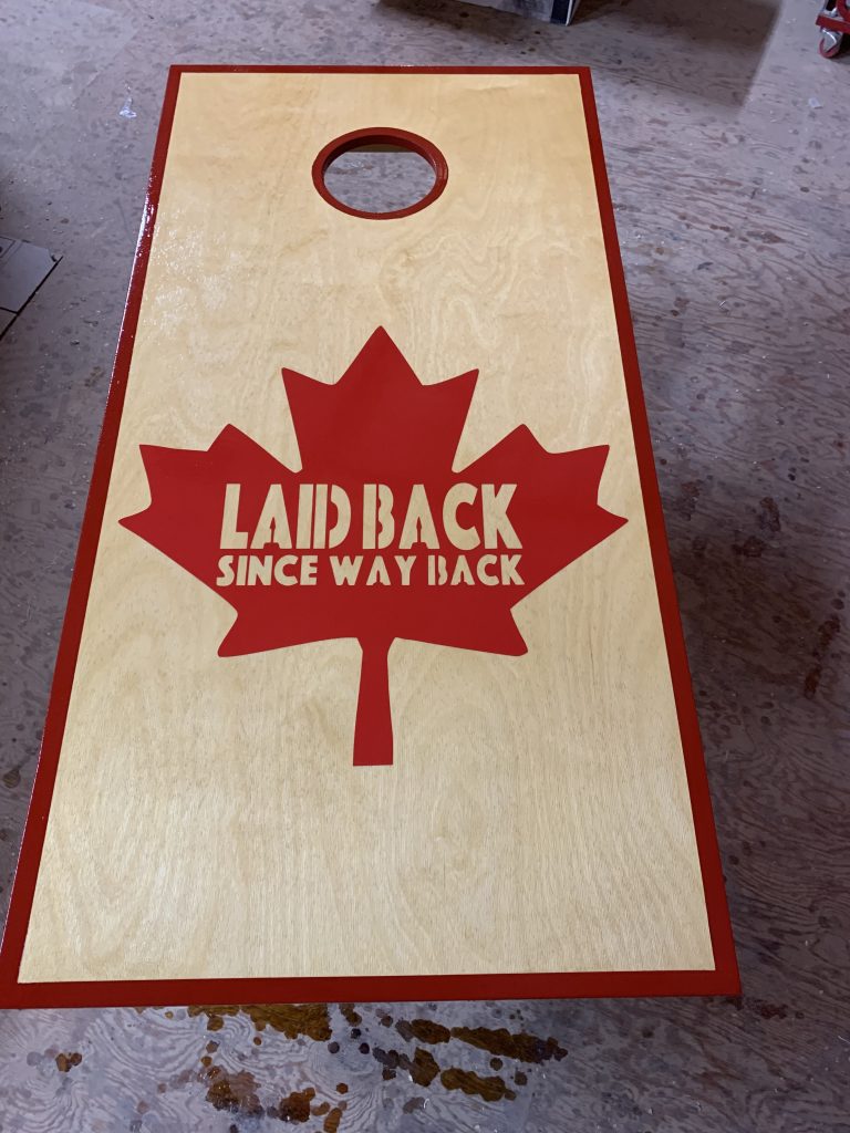 cornhole boards in stock